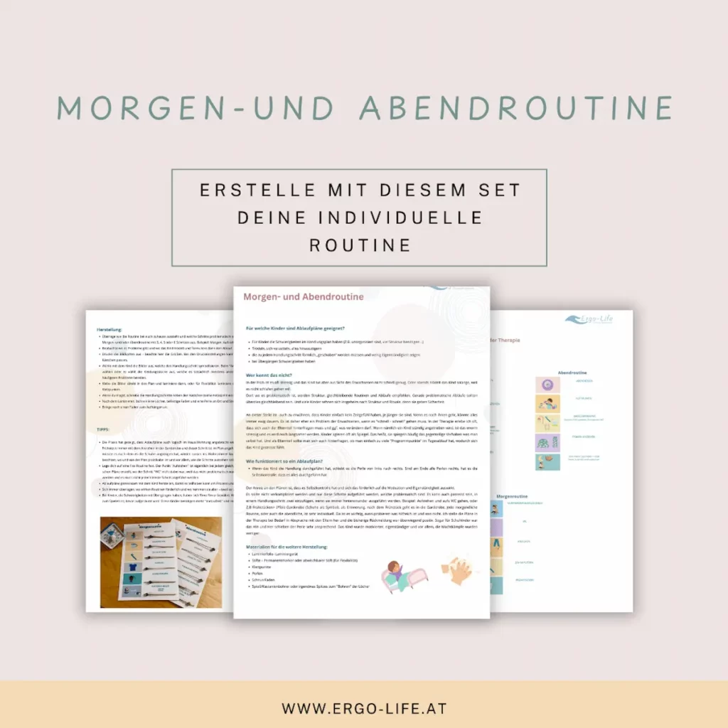 Morgen- und Abendroutine - Ablaufplan
