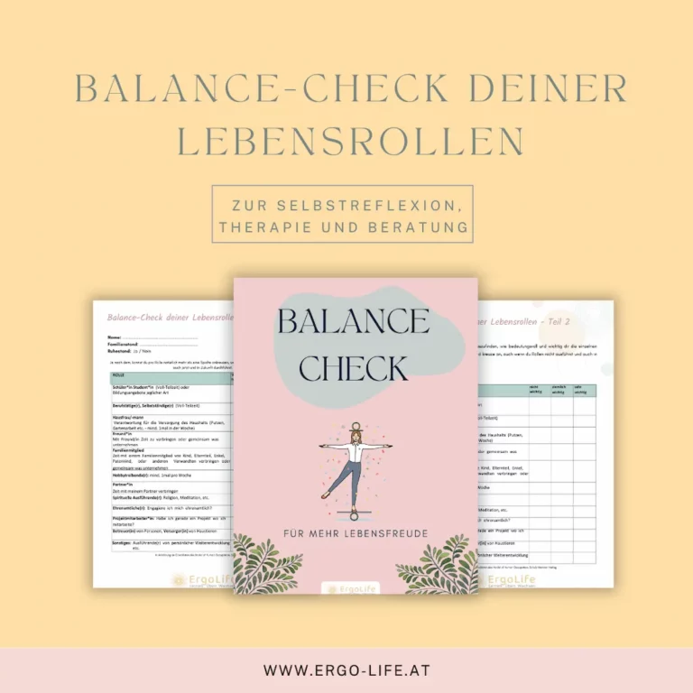 Titelbild „Balance-Check deiner Lebensrollen – zur Selbstreflexion, Therapie und Beratung“