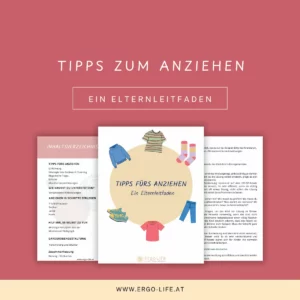 Titelbild „Tipps zum Anziehen – ein Elternleitfaden“