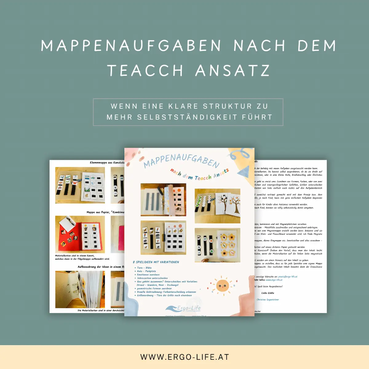 Mappenaufgaben nach dem TEACCH Ansatz