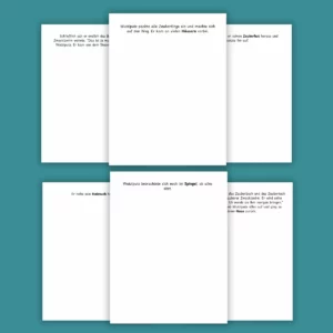 Textseiten der Faltgeschichte zum Vorlesen