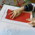 Falten im Kindergarten