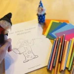 Faltgeschichte: Der kleine Zauberer Wutziputz