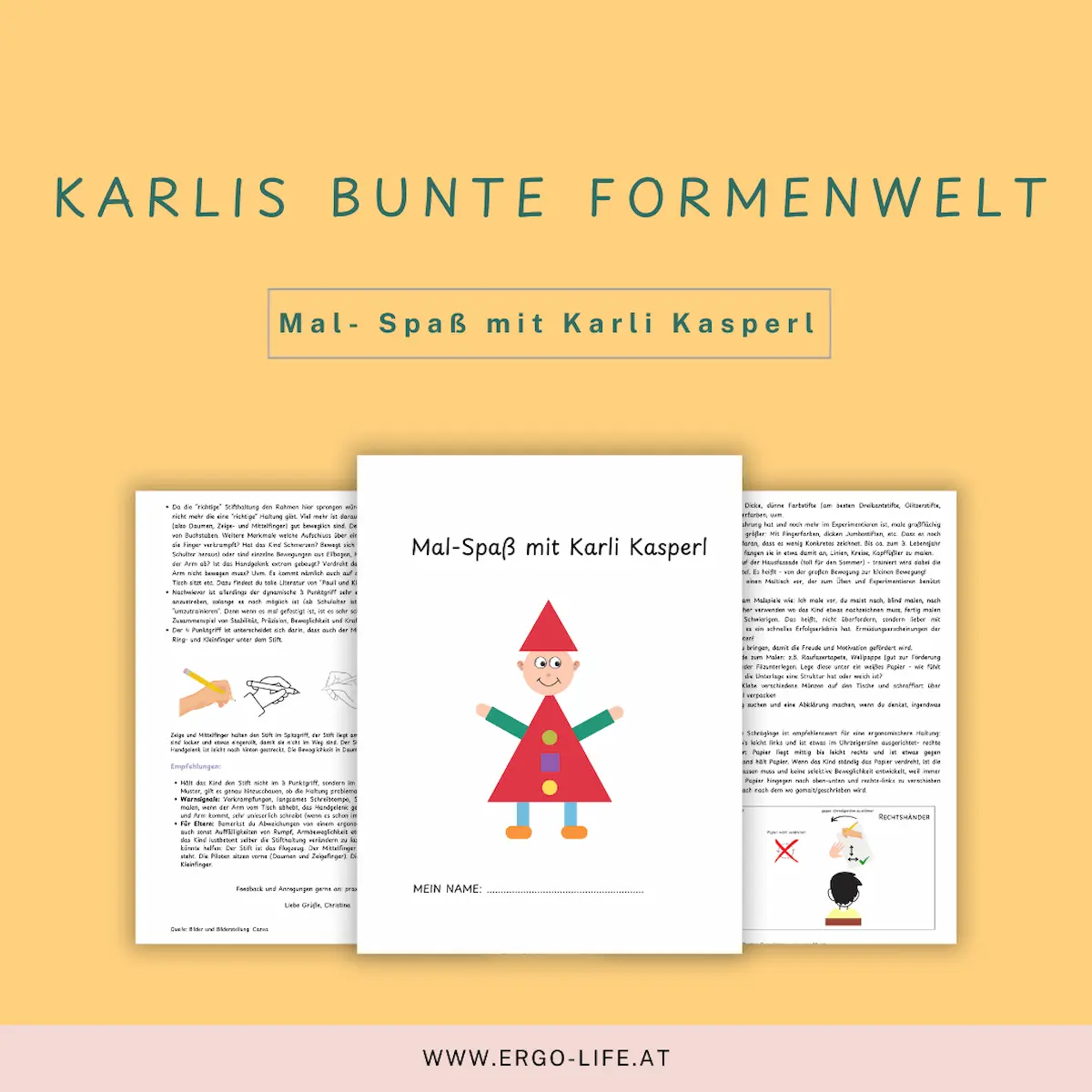 Malvorlagen Kinder: Mal-Spa&szlig; mit Karli Kasperl