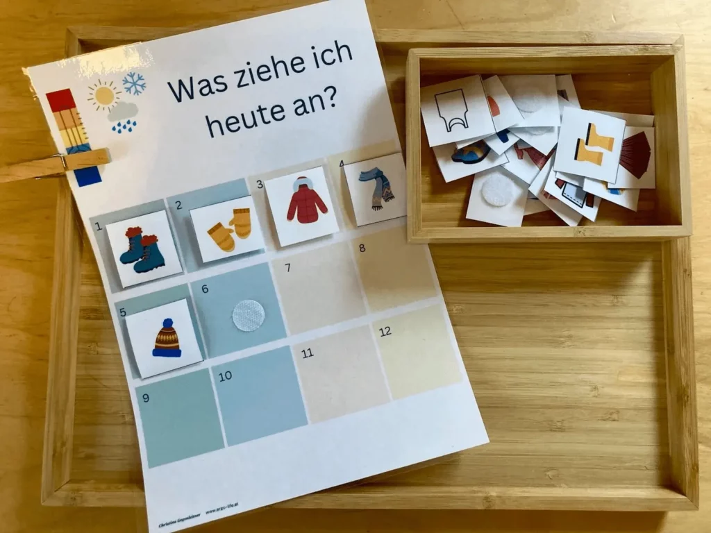 Was ziehe ich heute an? - Ein Anziehplan
