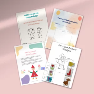 Titelseiten aus dem Komplettpaket „Schulstart leicht gemacht“