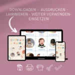 Emotions-Bingo-echte Fotos